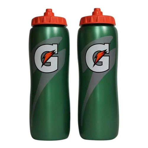 Botellas Gatorade para deportes acuáticos Squeeze de 32 onzas, paquete de 2, color verde