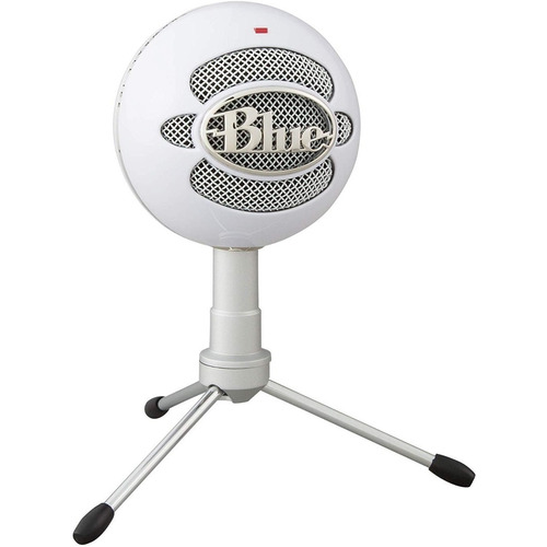 Micrófono Blue Snowball Ice Condensador Cardioide color blanco