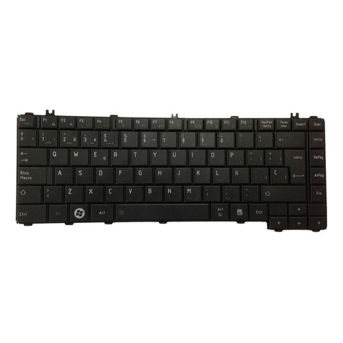 Teclado Para Toshiba Satellite C600 C640 C645 L600 L640 Esp Color Negro