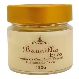 Vela Vegetal Aromática Baunilha 130g