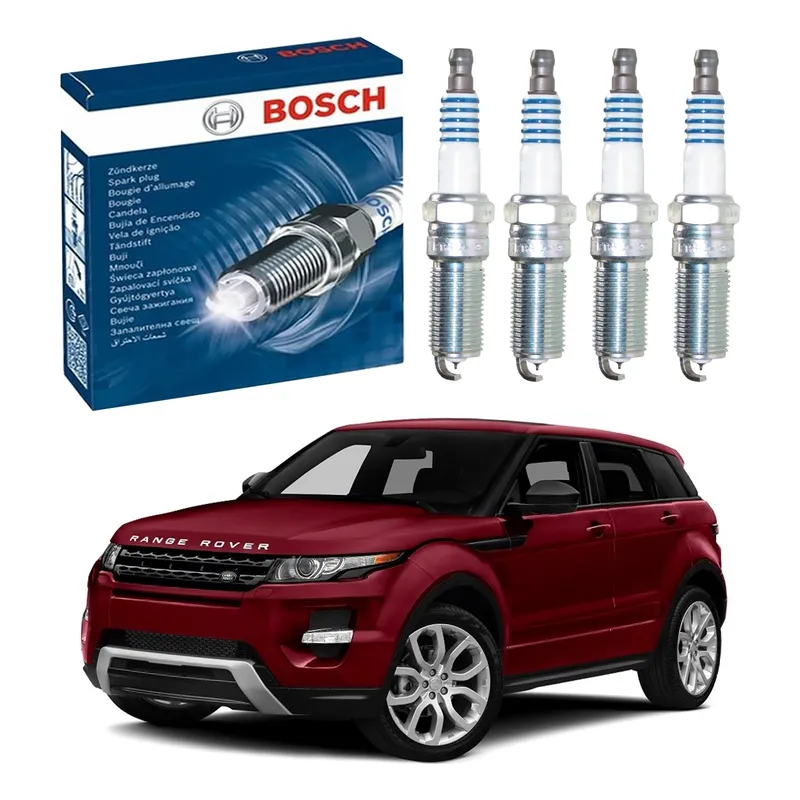 Jogo 4 Velas Ignição Bosch Evoque 2.0 2011 A 2015