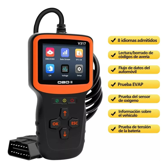 Escaner Launch Elm327 Automotriz Obd2 Motor Universal