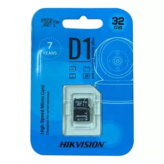 Memoria Micro Sd 32gb Hikvision D1 Micro Sdxc Alta Velocidad
