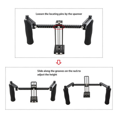 Camvate Jaula Para Monitor Con Asas Ajustables Para Monitore