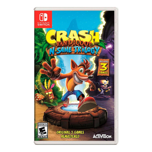 Crash Bandicoot: N. Sane Trilogy  Standard Edition Activision Nintendo Switch Físico