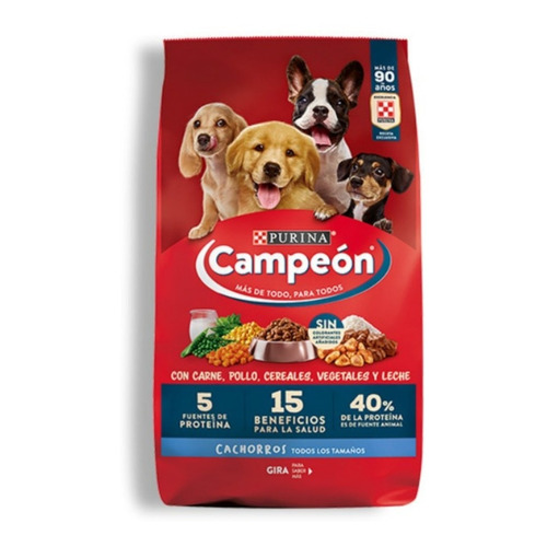 Alimento Campeón para perro cachorro todos los tamaños sabor mix en bolsa de 20kg