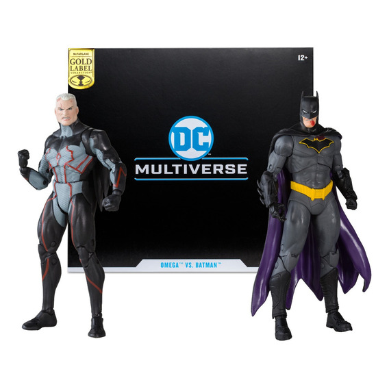 Mcfarlane 2 Pack Figuras Omega Y Batman (gold Label)