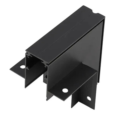 Ángulo Embutido, Vertical, Para Rieles Magnéticos Mks Negro