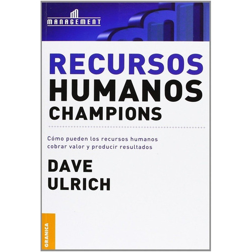 Libro Recursos Humanos Champions /Dave Ulrich  - DISPONIBLE HOY