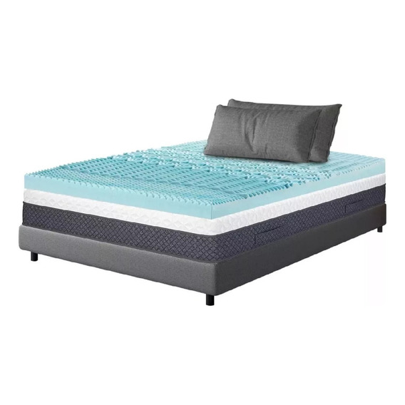 Colchoneta Memory Foam 7 Zonas Top Sobre Colchón King Size