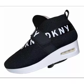 Tenis Dkny Donna Karan Negro Letras Blancas