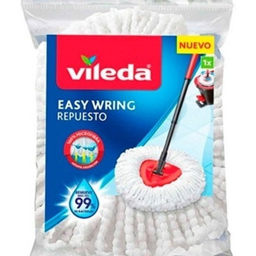 Vileda Easy Wring Repuesto Mopa Lampazo Microfibra Limpieza