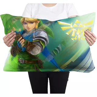 Cojin Almohada Zelda Link Diseño Artistico Nintendo Hogar