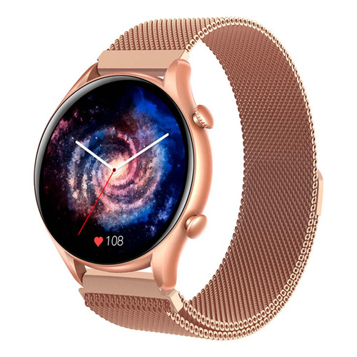 Reloj Smartwatch Colmi I20 Rose Gold Milan Ss Color de la malla Rosa Color del bisel Rosa Gold