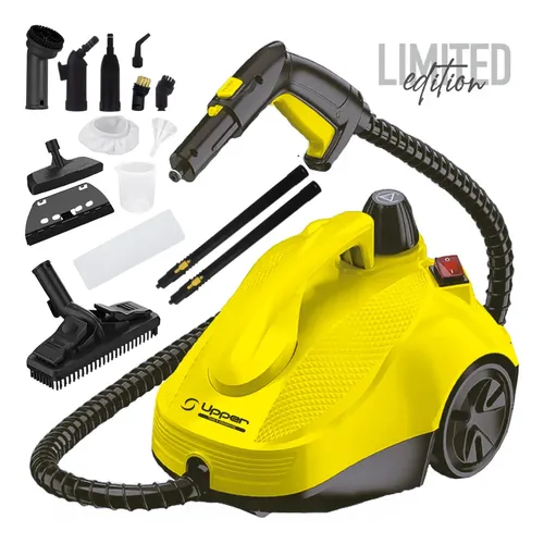 Limpiadora A Vapor Upper 2l 2000 W 106° + 15 Accesorios Limpieza Profunda