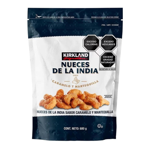 Nueces De La India Caramelo Y Mantequilla Kirkland 680g