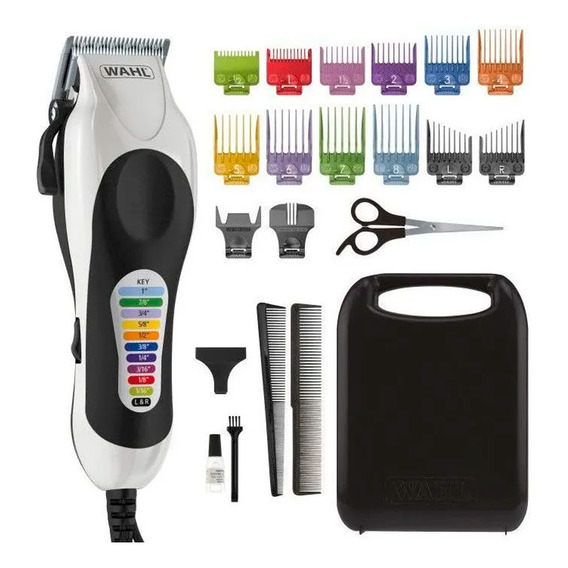 Maquina De Cortar Pelo Wahl Colorpro Plus 22 Piezas Estuche