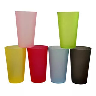 Vaso Reutilizable 500ml Varios Colores (packx20)