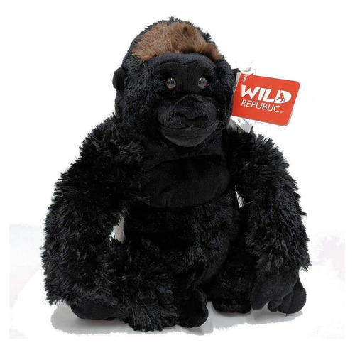 Peluche Gorila Espalda Plateada Wild Republic Cuddlekins Color Negro