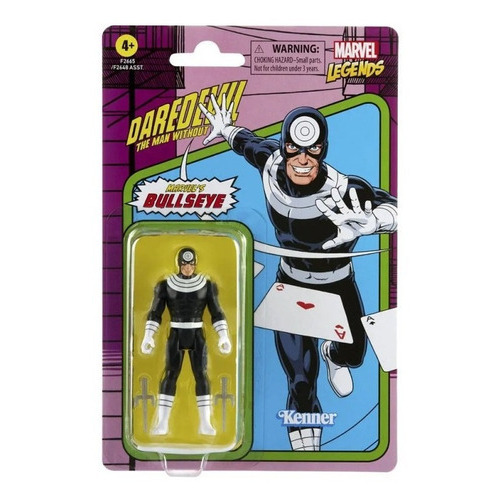 Figura Bullseye Marvel Legends Serie Retro 3,75