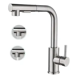 Torneira Cozinha Bancada Gourmet Com Extensor Ducha Inox Cor Escovado no Mercado Livre com oferta e cupom de desconto