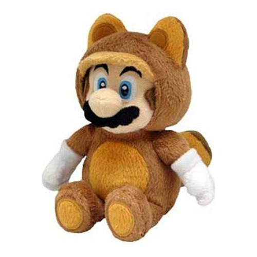 Little Buddy Oficial Super Mario Plush Mapache Tanooki Mario
