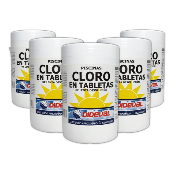 Kit Piscina Cloro En Tabletas 5 Kg