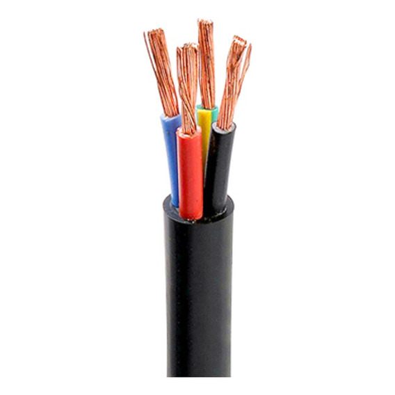 Cable Tipo Taller 4x1 Mm Normalizado Iram 4 X 1 X 10 Mts