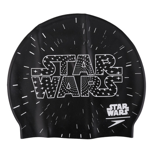 Gorra de Natación Speedo Star Wars Slogan Junior Silicona color negro