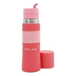 Termo Rolan Mate Listo Autocebante 750ml Acero Inoxidable Color Coral