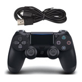 Controle Joystick Console Sem Fio Compatível Vídeo Game Pc Cor Preto