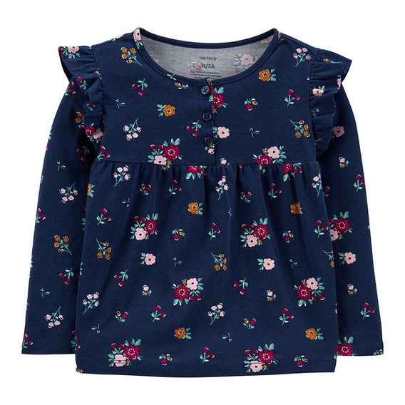 Carter's Remera Manga Larga Floral 1m031410