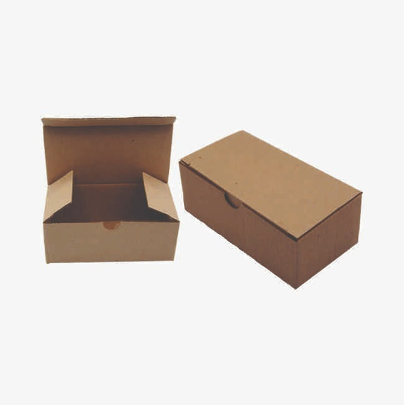 Caja Para Envios 50 Pz De 15x7.5x5.5 Cm Microcorrugado Kraft