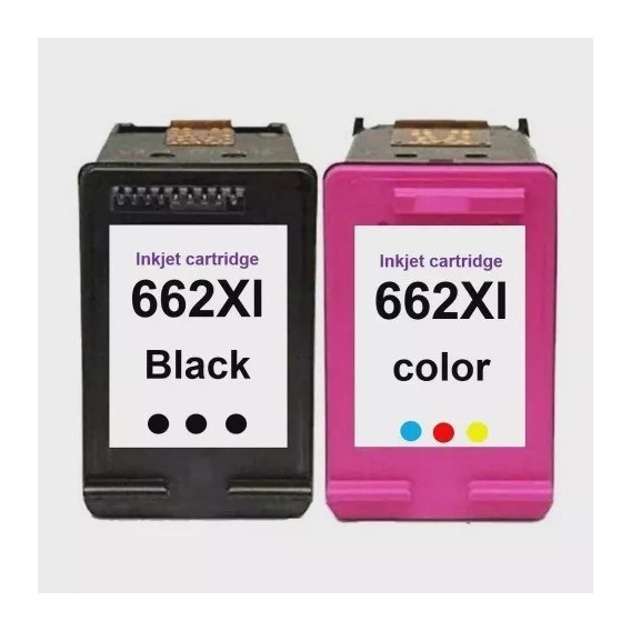 Pack Compatible Para Hp 662xl Negro/tricolor 
