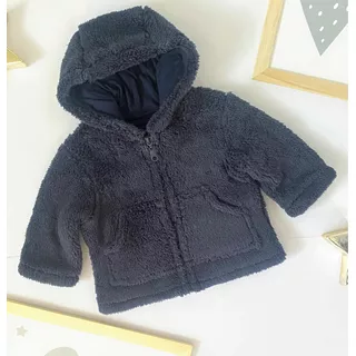 Campera Sherpa Corderito Forrada Con Capucha Bebés