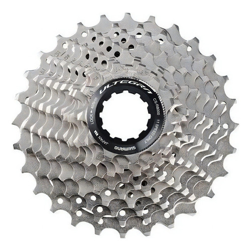 Casete trinquete Shimano CS-r8000 11/30 Ultegra de 11 V, color plateado, número máximo de dientes 30, número mínimo de dientes 11