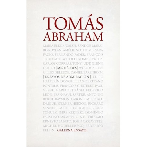 Libro Mis Heroes De Tomas Abraham