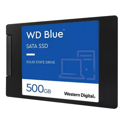 Ssd 500gb Western Digital Disco Duro Solido 2.5 Laptop Pc. Color Azul