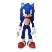Muñeco Super Sonic Hedgehog Figura Articulable Chaos X 24cm