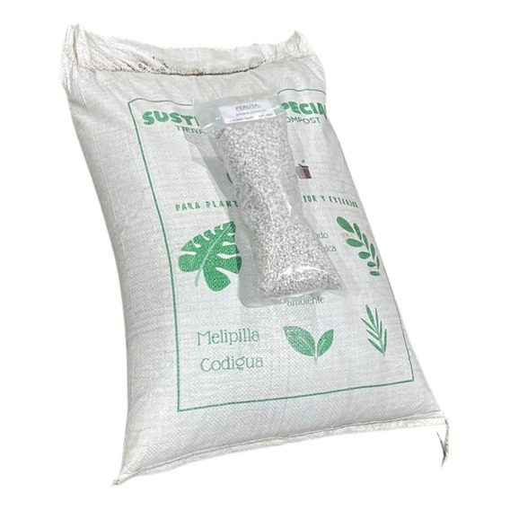 Tierra De Hoja Compost 50 Litros + Bolsa Perlita 1 Litro 