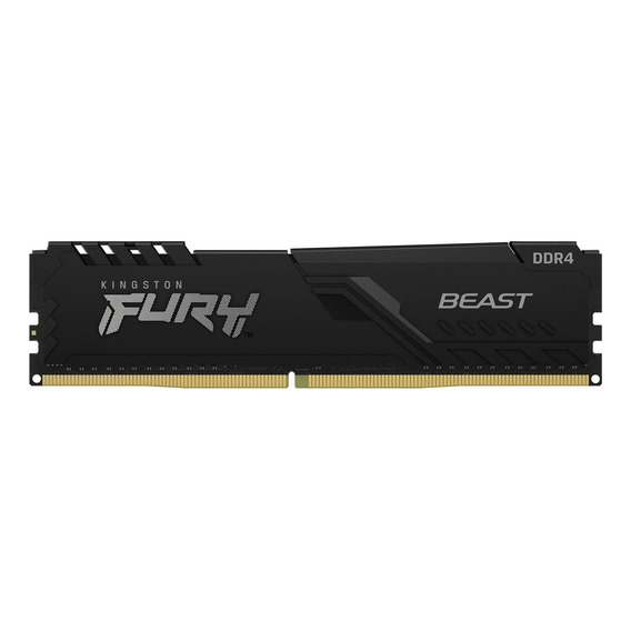 Memoria RAM Fury Beast DDR4 gamer color negro 8GB 1 Kingston KF432C16BB/8