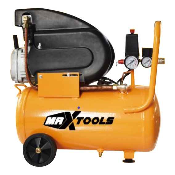 Compresor De Aire Eléctrico Maxtools 30 Litros 560w 116 Psi Color Amarillo