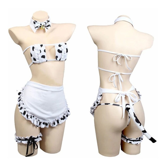 Cosplay Vaca Kawai Cow Anime Oriental