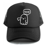 Gorra Boo Fantasma Malla Negra Trucker