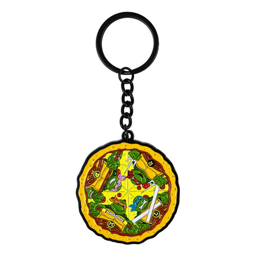 Llavero Coleccionable Geek Industry Tortugas Ninja Color Pizza