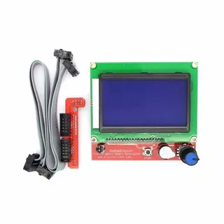 Pantalla Lcd 12864 Impresora 3d Controlad + Adaptador Rampas