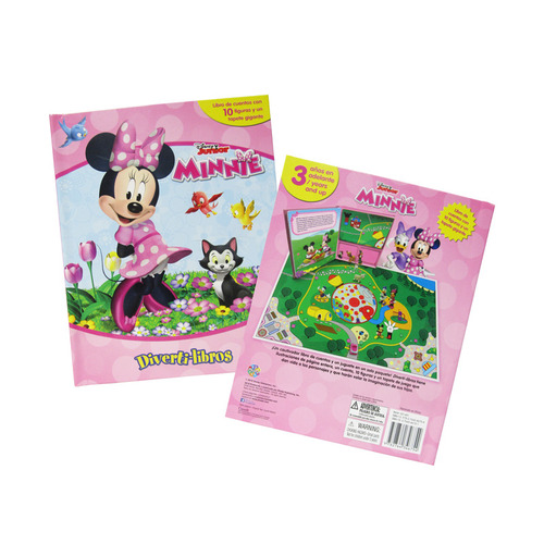 MINNIE DIVERTI LIBROS con 10 Mini Figuras ed. Phidal