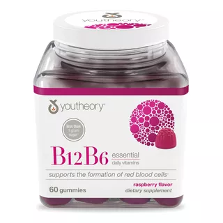 Vitamina B12 B6 Youtheory Gomas - Unidad a $2083