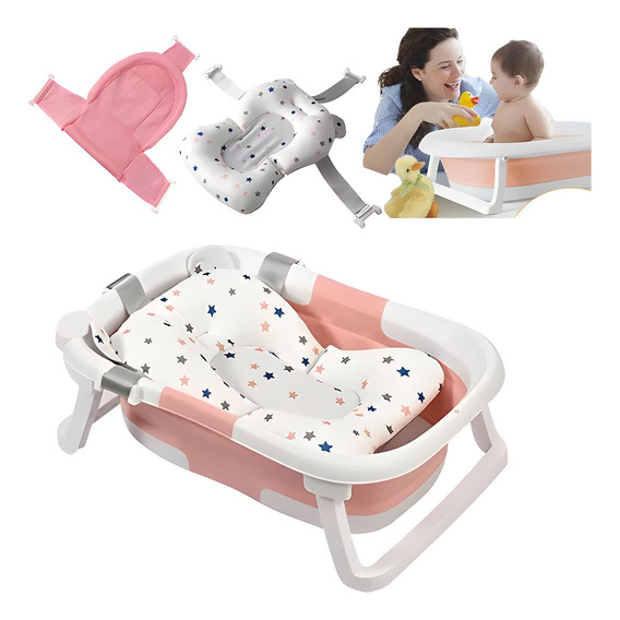 Bañera Bañito Bebes Plegable Super Prácticos Con Baby Splash