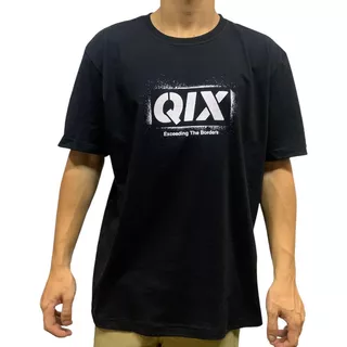 Camiseta Qix Exceeding The Bordes- Preto
